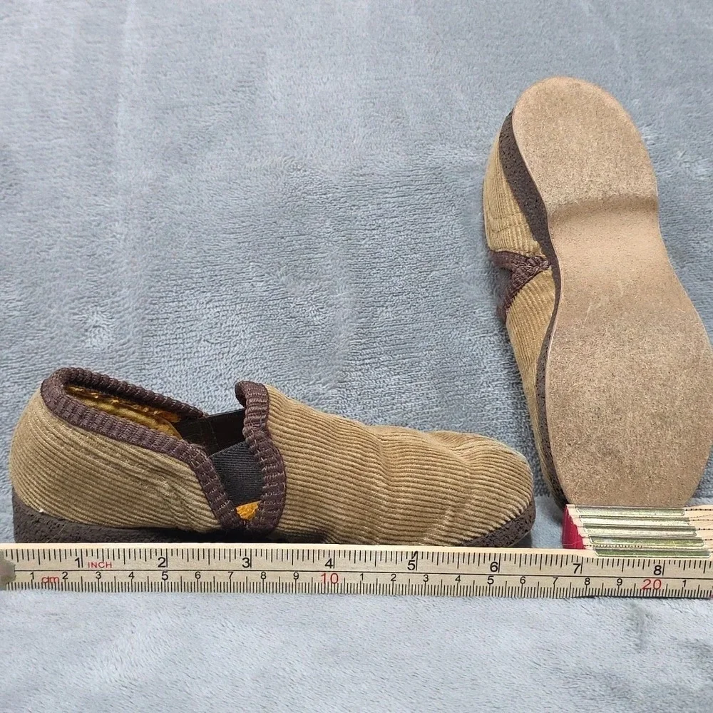 Vintage Wellco Kids Corduroy‎ Mules Size 8 Please See Photos VGC
